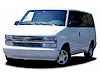 Chevrolet Astro van (2002 to 2005)  for cars with roof rails