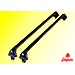 Hyundai H1 LWB (1997 onwards)  for cars with roof rails:'Rack System' roof bars - cars with roof rails (lockable, Type A) FPW80