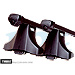 Ssangyong Musso (1995 to 2004)  :Thule roof bars package - 754, 762, 1203