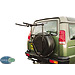 Daihatsu Fourtrak (1984 to 1994)  :Pendle 2 bike strap on spare wheel rack