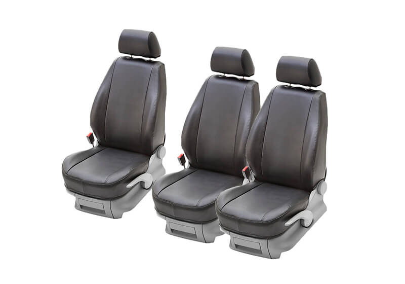 Peugeot Partner L2 (LWB) (2008 to 2018):PeBe Stark Art 1 + 1 + 1 seat cover set, with headrests, no. 784531NR