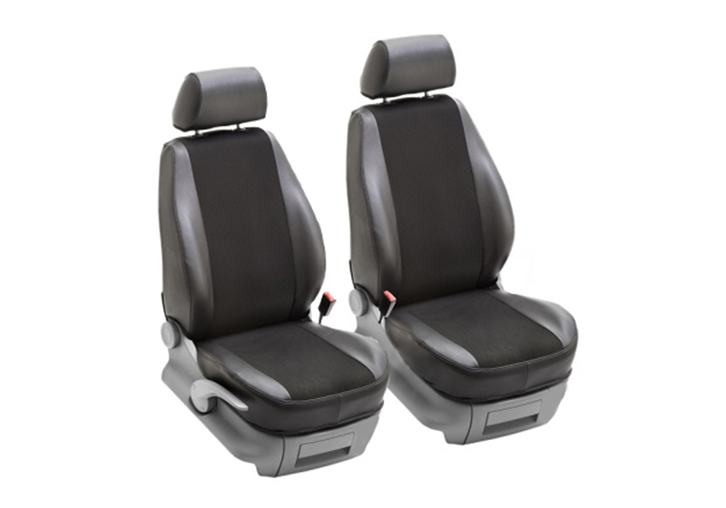 Mercedes Benz Sprinter L1 (SWB) H2 (high roof) (2006 to 2018):PeBe Stark 1 + 1 seat cover set, with headrests, no. 744505N (S)