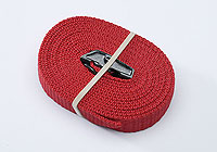 :FASTY strap 250cm, red, 25mm wide, 400kg (1 strap) no. FS124-1