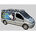 LDV Convoy high roof (1996 to 2006)  :Rhino rack 2.7m x 1.6m with roller and aerofoil (modules BK, 07,  NP, HC3R) no. RPR/R542 (R542)