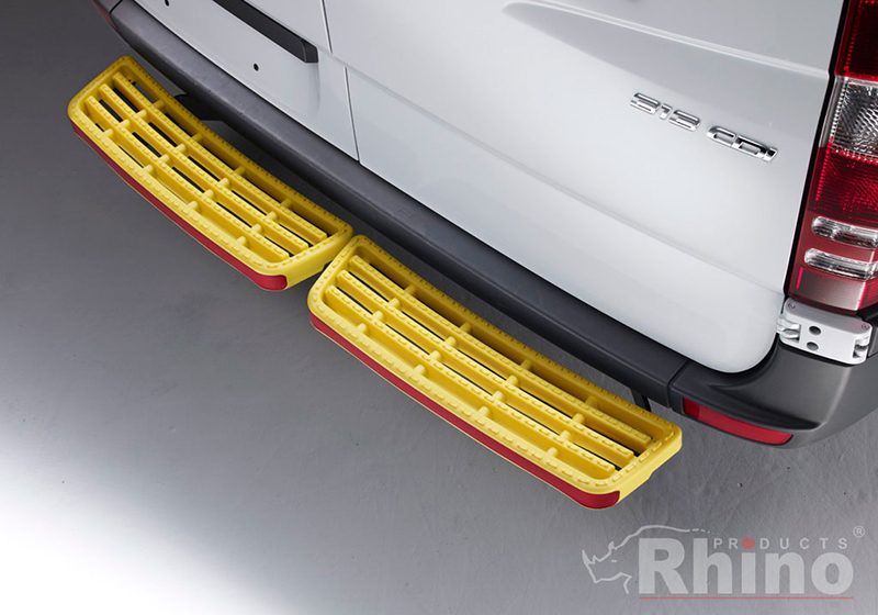 Citroen Dispatch L1 (compact) H1 (low roof) (2016 onwards):Rhino AccessStep - twin yellow (no reversing sensors), SS225Y