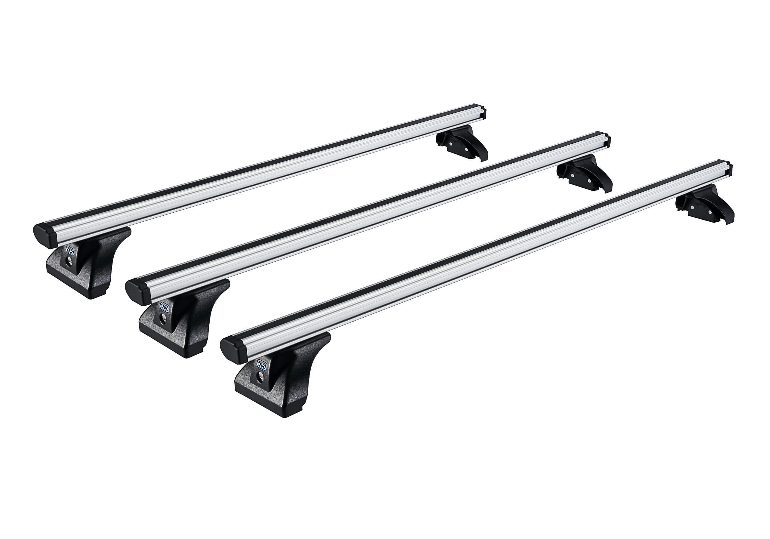 Iveco Daily L3 H2 (2014 onwards):CRUZ 3 bar Alu Cargo AF aluminium roof bar system