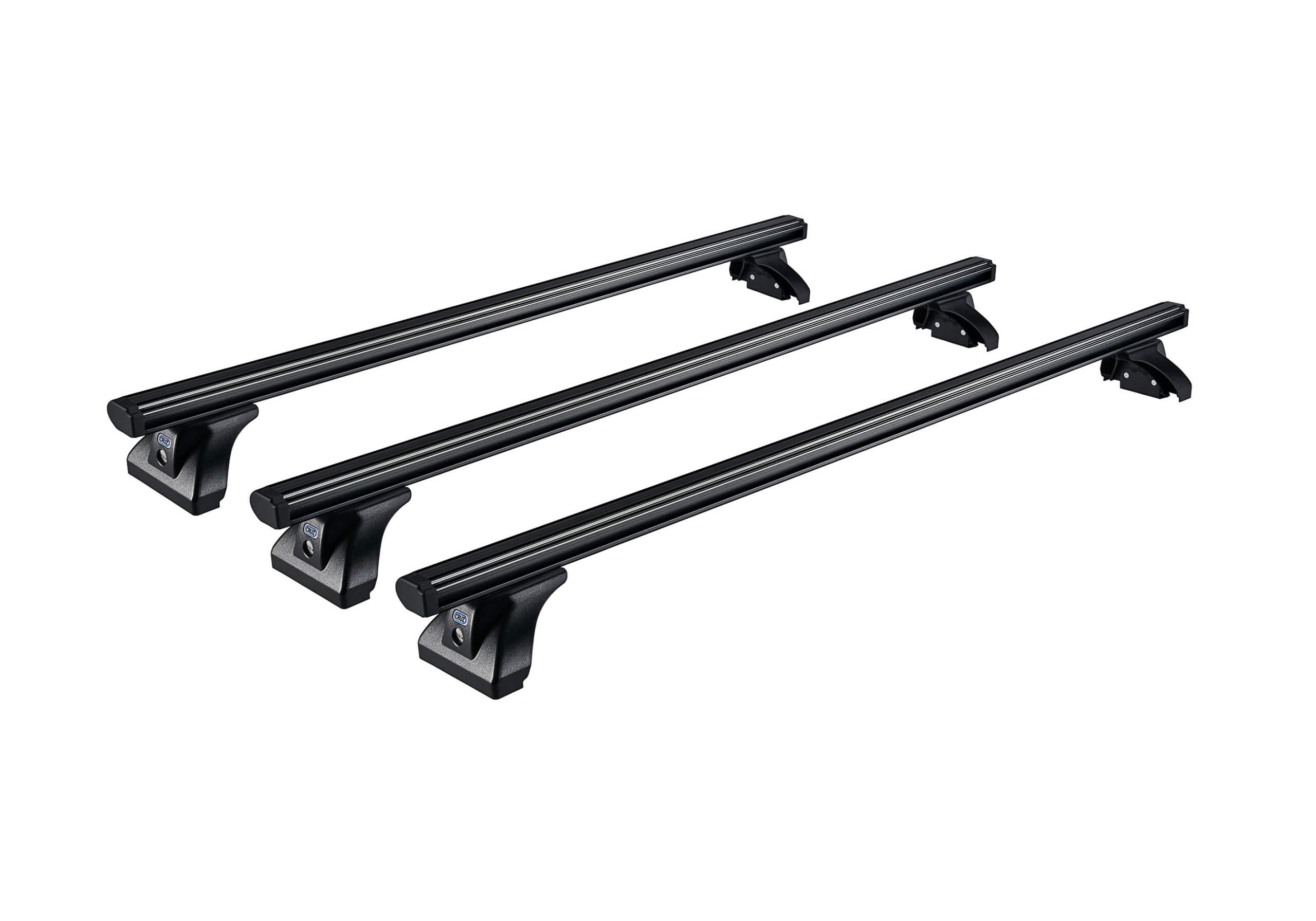 Toyota Proace L2 (MWB) H1 (low roof) (2016 to 2024):CRUZ 3 bar Alu Cargo AF black aluminium roof bar system