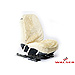 Daihatsu Fourtrak (1984 to 1994)  :Walser car seat cover (1), real sheepskin, beige, 19319