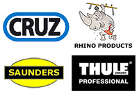 VAN-RACKS range of heavy duty commercial van roof bars and roof racks comes from RHINO, SAUNDERS, CRUZ and THULE PROFESSIONAL.