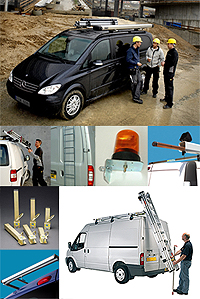 Serious about Vans - Commerical bar and rack systems for top manuafacturers: Citroen - Daihatsu - Fiat - Ford - Hyundai - Iveco - Land Rover - LDV - Mazda  - Mercedes - Mitsubishi - Nissan - Opel - Peugeot - Renault - Seat - Suzuki - Toyota - Vauxhall and Volkswagen