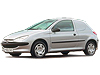 Peugeot 206 van (1998 to 2010) 