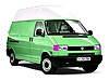 Volkswagen T4 Transporter L1 (SWB) H2 (high roof) (1991 to 2002) 