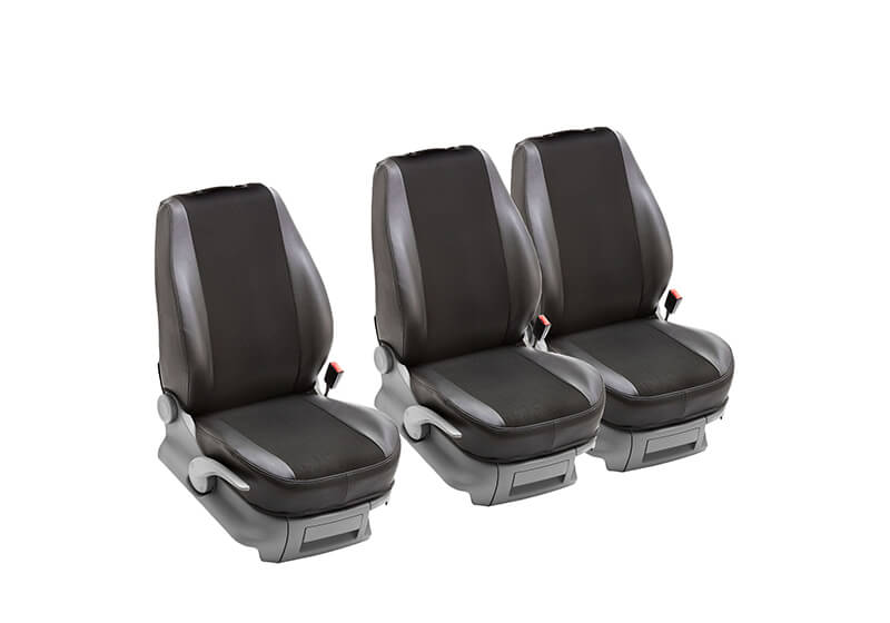 Volkswagen VW T6 Kombi / Multivan / Shuttle / Window van (2015 onwards):PeBe Stark 1 + 1 + 1 seat cover set no. 744517R