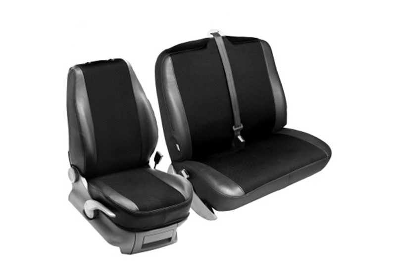 Volkswagen VW T5 Transporter double-cab (2003 to 2015):PeBe Transport 3.0 1 + 2 seat cover set no. 134010R