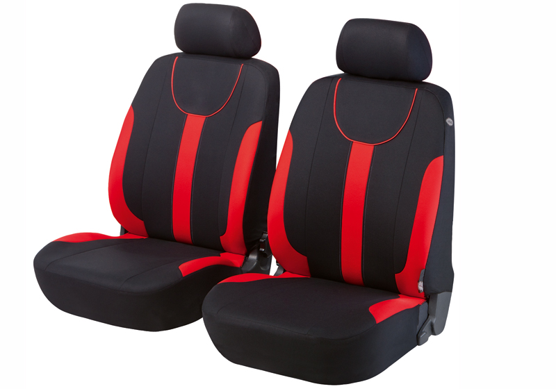 Nissan PickUp NP300 single cab (2008 to 2010):Walser seat covers, front seats only, Dorset red, 11962